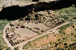 Pueblo Bonita, Chaco Canyon, New Mexico. Copywright U.S. National Park Service